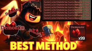 Fastest Way to Get Demonite & Darkryte in THE FORGE (BEST METHOD)