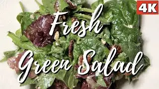 GREEN SALAD RECIPE | FRESH GREEN SALAD | QUICK SALAD RECIPE | GREEN SALAD | SIMPLE SALAD