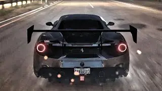 Ferrari 488: The Ultimate Nighttime Rain Experience