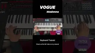 Madonna【VOGUE】Play Keyboard In a Band