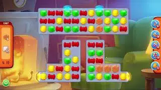 Homescapes Level 1367 - 17 Moves - 1 Gifted Booster