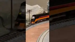 N scale KATO Southern Pacific 4449 Daylight GS-4 + DCC Sound Decoder! 🔊 #nscale #shorts #subscribe