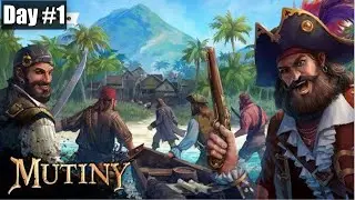 Mutiny: pirate survival RPG gameplay walkthrough🏴&zwj;☠️🔥for Android & IOS, Day #1 | Helio Gemes