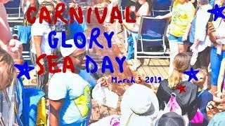 CARNIVAL GLORY|SEA DAY| 2019
