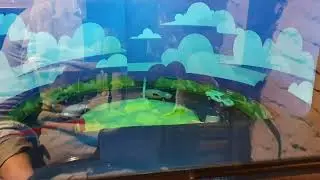 Old soviet electro-mechanical arcade game