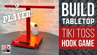 Создайте настольную игру «Тики-бросок кольца» | #DIY #howto