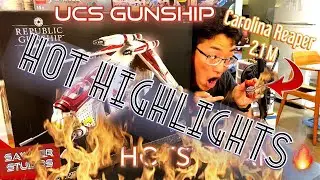 Hot Highlights from my LEGO Star Wars UCS Gunship HOT STREAM 🔥
