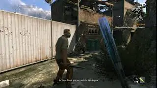 Dying Light &ndash; Saving survivor in the Slums with the Spectral Baseball Bat #2
