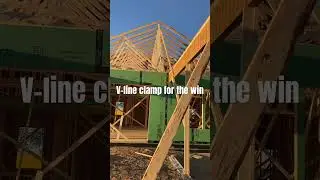 Pros use V-Line clamps to make their bids #vlineclamp #framing  #carpentry