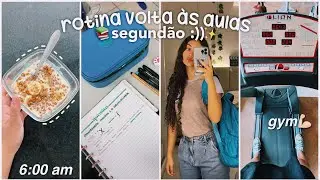 rotina volta às aulas📚 ~ escola, academia, receitinha ~