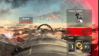Killed by Vehicle Turret. The Collateral damge xD