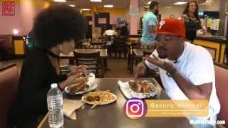 Fly Tunes Treats LA Love The Boss To A Philly Cheesesteak On South Street [MyNEWPhilly.com]