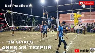 ASEB vs TEZPUR // Net Practice // 3rd Meter Spikes. #volleyball #volleyballworld
