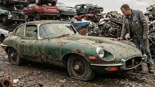 ASMR Car Restoration | Jaguar E-Type Series 1969 Full Rebuild from Abandoned Condition