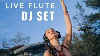 AGNY Z - DRIVE MELODIC TECHNO LIVE DJ set with flute in the City of Stones
