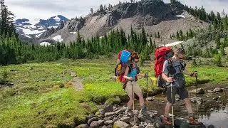 BACKPACKING OBSIDIAN TRAIL IN THE THREE SISTERS WILDERNESS ARE OF CENTRAL OREGON - Episode 2