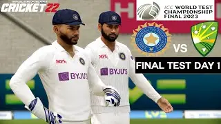 India vs Australia Word Test championship Final Day 1 - Cricket 22 Gameplay 1080P 60FPS