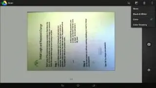 Scanning Documents using the Google Drive App Android