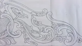 Wood Carving Bed Simple  Design Art // Bed // Carving Bed