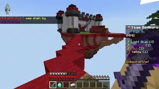 😰¡¡¡La DEATHMATCH infernal!!! | Minecraft Bedrock - Cubecraft - Bedwars Teams of 4 #5