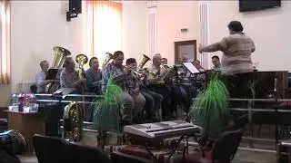 ECOU IN MUNTI -marsFanfara Crisana la repetitie.09 martie 2019.Dirijor G. Ruscut