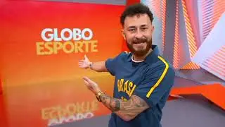 A estreia de Fred Bruno no Globo Esporte SP