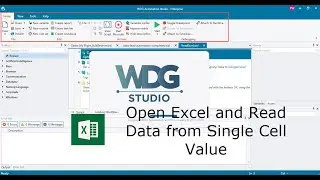 02-IBM Robotic Process Automation (RPA): Open Excel File and get value from cell