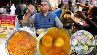 80/ Rs BEST BEEF HALEEM IN LAHORE | PEOPLE LOVE IT | BASHIR HALEEM WALA | LAHORE STREET FOOD | 