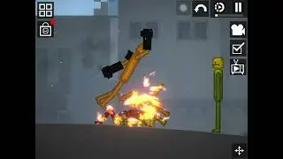 Mechanical fist pumpkin vs fruit squad