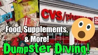 Dumpster Diving for Supplements & Food @ Major Retail Stores! Frugal Family//Utah