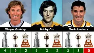 NHL Legends Who Won Stanley Cup, Hart, AND Conn Smythe! 🏆🌟🥇