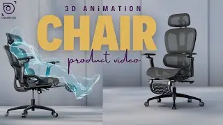 3D Product Animation for Chair  | 3d Animation Studio Ecommerce product