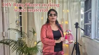 DIY Engagement Ring Platter #diy #craft Ring Platter making at home