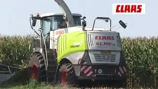 H.S.AGRI B.V.Mais hakselen Claas Jaguar 940.  10rijer