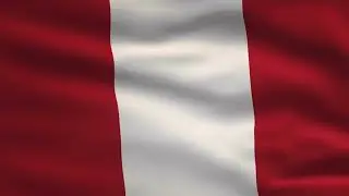 Peru Waving Flag Animation | 8k Ultra HD | Flags of the World