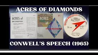 Acres Of Diamonds | Russell Conwell's Motivational Immortal Speech (1965) | Full Audio On Tape