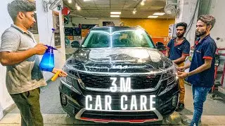 Installation of 3M ppf (paint protection film) on kia seltos