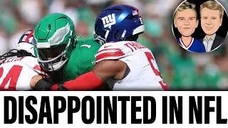 Phil & Matt Simms on Giants Loss to the Eagles & Officiating Problems