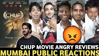 Chup Movie 😡ANGRY Public Reactions | Chup Movie Public Reviews | Chup Movie Reviews| Chup Movie#chup