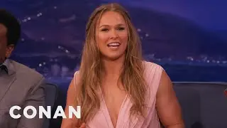 Ronda Rousey’s Mom Randomly Attacked Her | CONAN on TBS