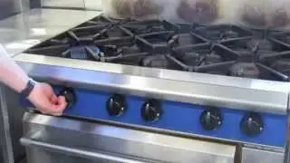 Blue Seal Gas Over Electric oven