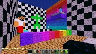 Minecraft 0.3 2010 - Hidden underground pad on the Cyb0rk server