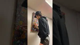 Watch Me Paint A Large Abstract Oil Painting - Doodle Art Livestream!