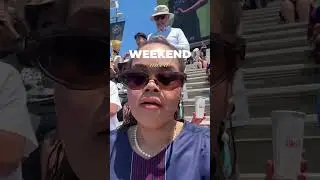 Its was 🔥 Hot as h yesterday but I have fun at the #psg #psgwin #labubu #rosebowl
