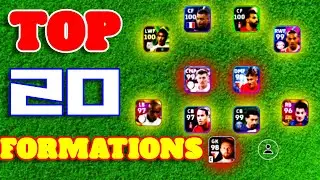 TOP 20 BEST HIDDEN FORMATION EFOOTBALL 2024