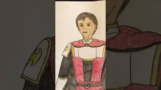 Oc Drawing: Demigod Damon Gale (Phoenix Knight Armor)