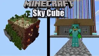 I Survived 100 Days In A Sky Cube In Minecraft (Hindi)