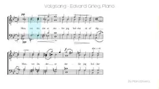 Valgsang - Edvard Grieg [Piano Solo]