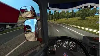 Euro Truck Simulator 2 MP - Super close call with a speeder