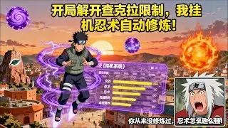 完结合集《开局解开查克拉限制，我挂机忍术自动修炼！》1-807 夜羽穿越火影，绑定【挂机系统】！查克拉，体术，忍术，血继限界…挂机变强！当夜羽踏入六道境界！忍界震动，自来也：你从不修炼，怎么这么强！